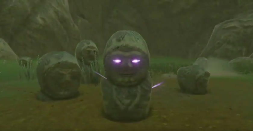 Cursed stone statue【Shrine Challenge 31｜The Legend of Zelda Breath of the Wild】